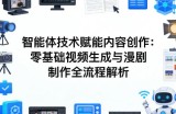 AI智能体技术赋能内容创作：零基础视频生成与漫剧制作全流程解析