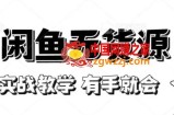新手必看！实战闲鱼教程，看完有手就会做闲鱼无货源！【揭秘】