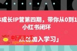 自媒体成长IP营第四期，带你从0到1跑通小红书闭环