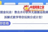 视频号高级掘金玩法，靠去水印软件无脑搬运视频日入500+，拆解式教学带你玩转分成计划【揭秘】