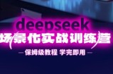DeepSeek场景化实战训练营，保姆级教程，学完即用，手把手教你用DeepSeek提升效率