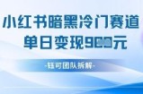 小红书冷门