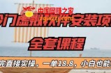 冷门虚拟软件安装项目，一单18.8，小白也能月入3W＋【揭秘】