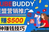 推广TubeBuddy联盟营销项目，完全免费的推广方法，轻松月赚500美元