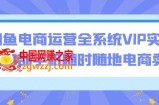闲鱼电商运营全系统VIP实操课，1部手机随时随地电商卖货