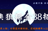 侠狼掘金38招第二招：图片付费解析站，实现躺赚年入50万