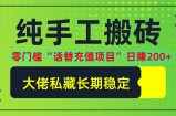 （12701期）纯搬砖零门槛“话替充值项目”日赚200+（大佬私藏）个人工作室都可以快&amp;#8230;