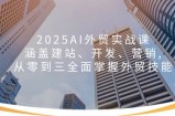 2025AI外贸实战课：涵盖建站、开发、营销, 从零到三全面掌握外贸技能
