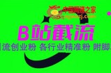 B站截流 引流创业粉 各行业精准粉 附脚本