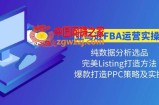 亚马逊FBA运营实操课：纯数据分析选品+完美Listing打造+爆款打造PPC策略实操