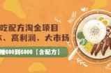 小吃配方淘金项目：0成本、高利润、大市场，一天赚600到6000【含配方】