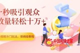 中视频冷门玩法，一秒吸引观众，播放量轻松十万+，保姆级教程【揭秘】