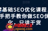 零基础SEO优化课程，手把手教你做SEO优化，只讲干货