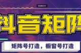 高鹏圈·抖音带货矩阵项目，起号成功率100%，出单率100%！