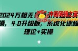 2024万相无界直引万运营实操，4.0升级版，系统化课程 理论+实操