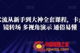 技术流从新手到大神全套课程，卡点运镜转场 多视角演示 通俗易懂
