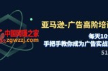 （7739期）亚马逊平台-广告宣传高级培训机构，每日10min，教你如何变成广告宣传实战演练大神（51节）