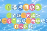 0撸项目继续更新，“飞趣”短视频，第二个“尚玩”