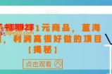 快手直播间1元商品，蓝海赛道，利润高很好做的项目【揭秘】