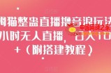 汤姆猫整蛊直播撸音浪玩法！24小时无人直播，日入1000+（附搭建教程）【揭秘】