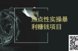 明灯副业三十六条小妙招之第21招热点性赚钱项目