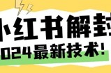 2024最新小红书账号封禁解封方法，无限释放手机号【揭秘】