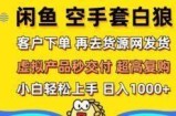 轻松玩转闲鱼 虚拟资产无风险代发 客户下单即交付 秒结款 高复购率 日入多张