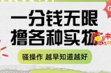 一分钱无限撸实物玩法，让你网购少花冤枉钱【揭秘】