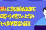 2024闲鱼无货源高级进阶卖货5.0.养号+选品+上架+优化+出单整套流程【揭秘】