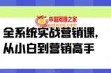 全系统实战营销课，从小白到营销高手
