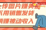 （7812期）上传照片赚美金，无需销售发货躺着赚钱互联网赚钱