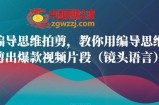 用编导思维拍剪，教你用编导思维拍剪出爆款视频片段（镜头语言）