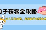 从入门到精通，勾子获客全攻略，业绩飙升的秘密武器