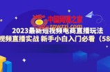 2023最新短视频电商直播玩法课 短视频直播实战 新手小白入门必看（58节）