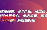 淘系爆款陪跑课，从0开始，从选品上架操作链接到付费放大、全店运营，教你打爆款、系统做好店