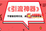 《引流神器》拥有这套系统化的思维，不管做任何行业，永远都不会缺流量（PDF电子书）