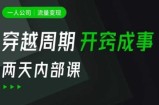 一人公司：流量变现课，一人公司的方法模型拆解， 拆解富人思维，流量思维，小老板思维等
