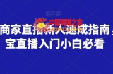 淘宝商家直播新人速成指南，淘宝直播入门小白必看