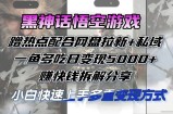 （12271期）黑神话悟空游戏蹭热点配合网盘拉新+私域，一鱼多吃日变现5000+赚快钱拆&amp;#8230;