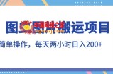 图虫图片搬运项目，简单操作，每天两小时，日入200+【揭秘】