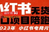 小红书无货源项陪目‬跑营，从0-1从开店到爆单，单店30万销售额，利润50%，有所‬的货干‬都享分‬给你
