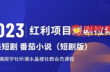 2023红利项目短剧拉新，听潮阁学社月入过万红果短剧番茄小说CPA拉新项目教程【揭秘】