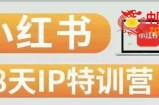 28天小红书博主IP特训营（第3期）实战经验，快速涨粉，迅速变现