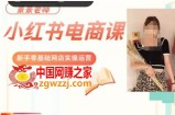 景景小红书电商新手实操课程，新手零基础网店实操运营