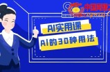 （7888期）AI·好用课：Al的·30种使用方法，工作效率提升多倍（31堂课）
