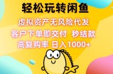 （12776期）轻松玩转闲鱼 虚拟资产无风险代发 客户下单即交付 秒结款 高复购率 日&amp;#8230;