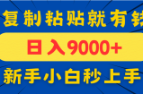 手机发评论就有收益，一单10元日入9000+，新手小白复制粘贴秒上手
