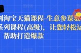 【高级淘宝天猫课程】生意参谋数据分析系列课程，让您轻松运营店铺，帮助打造爆款