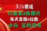 只需要2张图片，挂载链接出单赚佣金，小白宝妈均可【揭秘】
