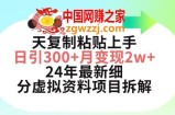 三天复制粘贴上手日引300+月变现五位数，小红书24年最新细分虚拟资料项目拆解【揭秘】